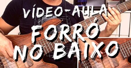 Toque forro no baixo em 3 passos.
